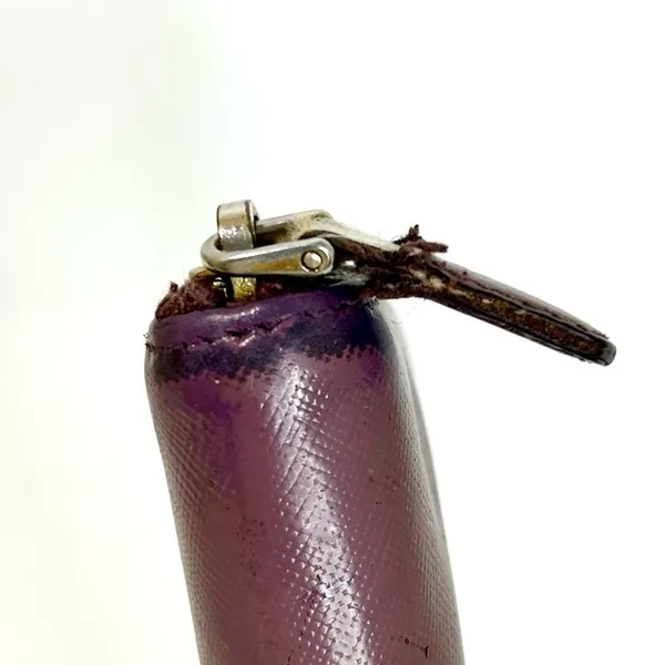 Prada Purple Saffiano Leather Zippy Wallet - Image 11