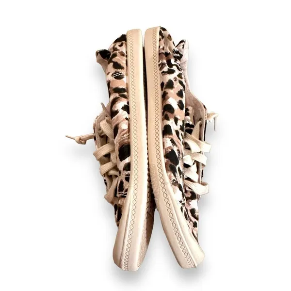 Time & Tru Leopard Print Scrunch Back Slip‎ On Memory Foam Sneakers Sz 7.5 - Image 4
