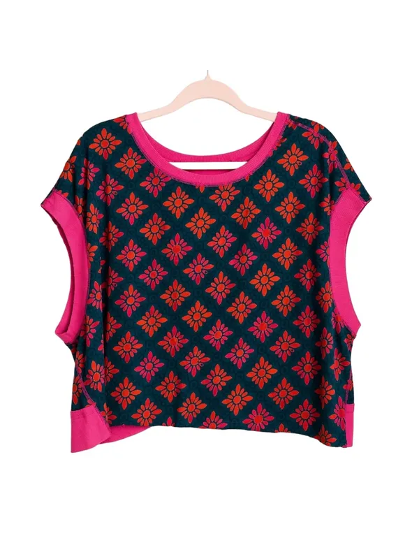 Natural Life Cut Out Cotton Cover-Up Top Women’s Size L NWT - Image 3