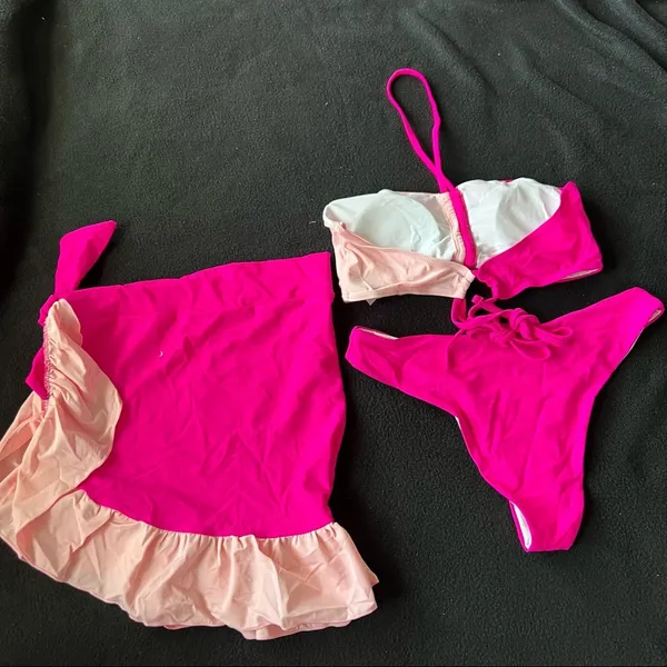 Boutique Colorblock three pieces set pink - Image 8