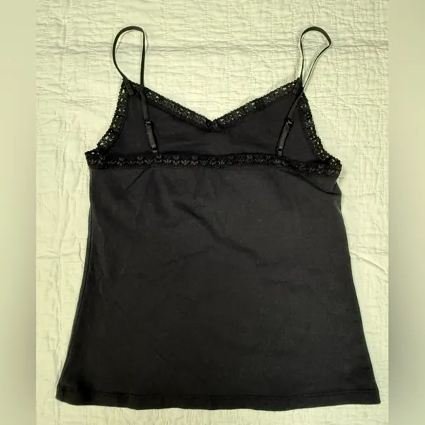 Esprit Black Lace-Trim Camisole - Image 3