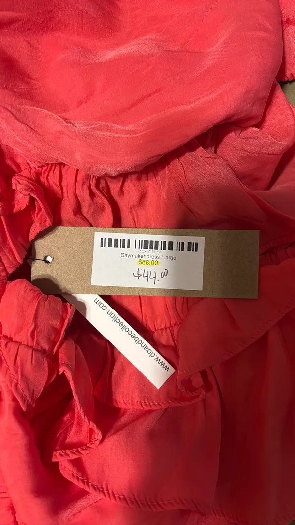 DO+BE Dress High-Low Pink - Image 2