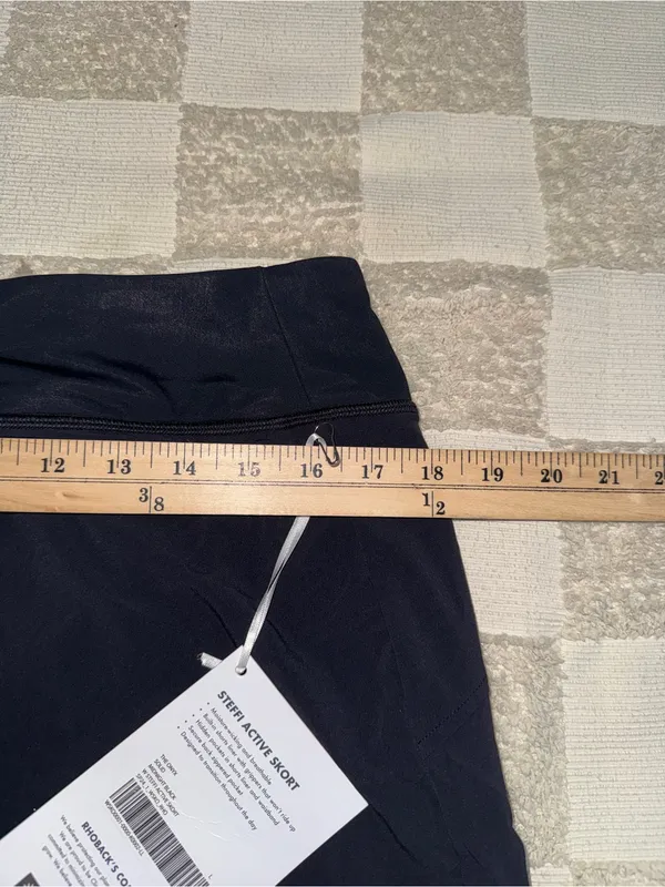 NWT Rhoback Steffi Active Skort size‎ L Black Size L - Image 4