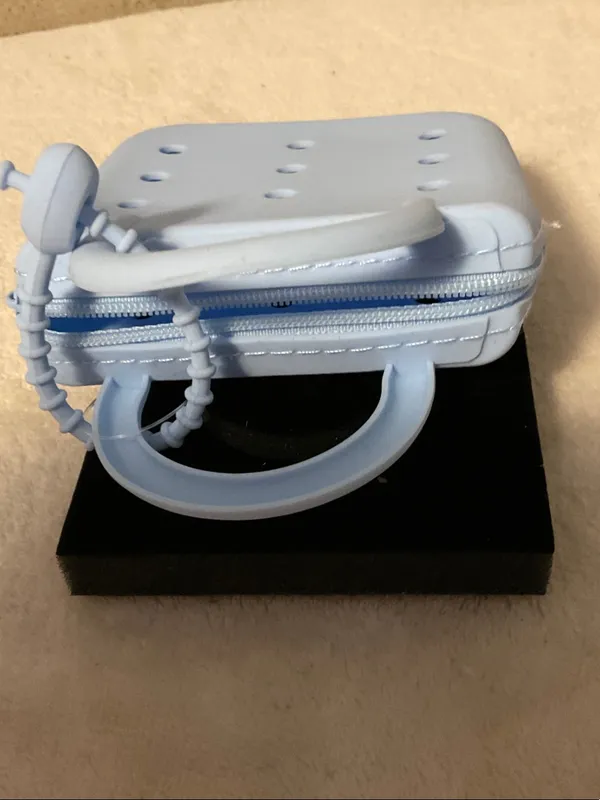 Mini Silicone Bag Organizer in Light Blue - Image 2