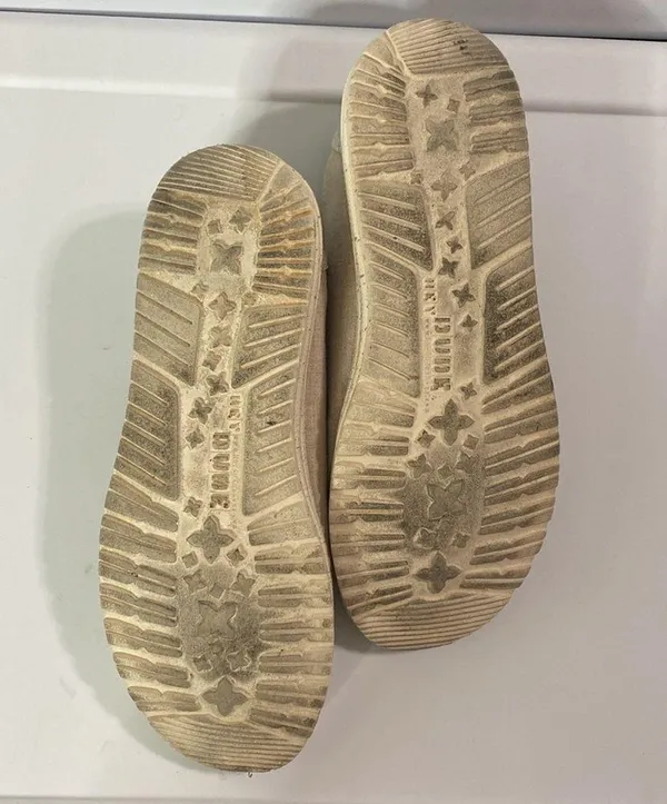 Hey Dude Wendy slip on canvas shoes with embroidery in Dusty Inca size 9 - Image 9