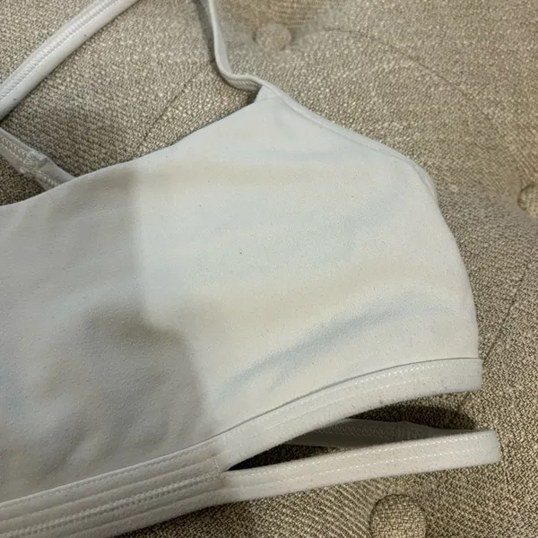 TNA Action White Sports Bra *Flawed* - Image 5