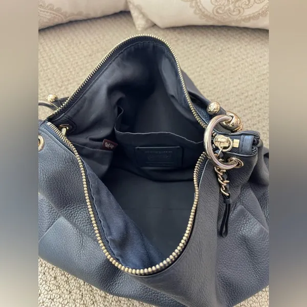 Coach Pebble Leather Shoulder Bag with Good - Image 10