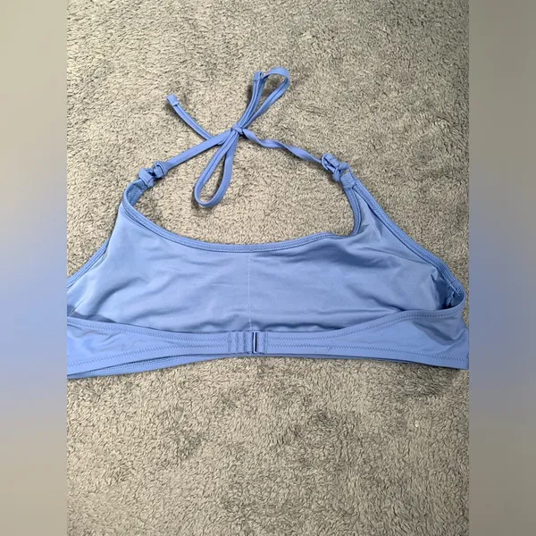 Aerie Blue Women's Swim Top scoop XXL - Image 4