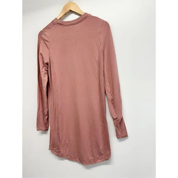 Athleta Balance Dress Long Sleeve Front Pockets Size‎ Extra Small Crewneck - Image 8