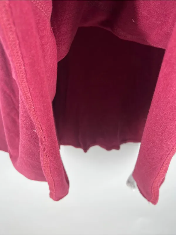 Bench Draped‎ Dolman Hoodie Size M Pink Oversized Pullover Top - Image 9