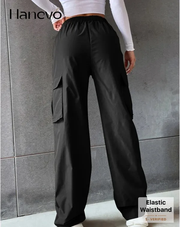 SheIn Black cargo pants - Image 2