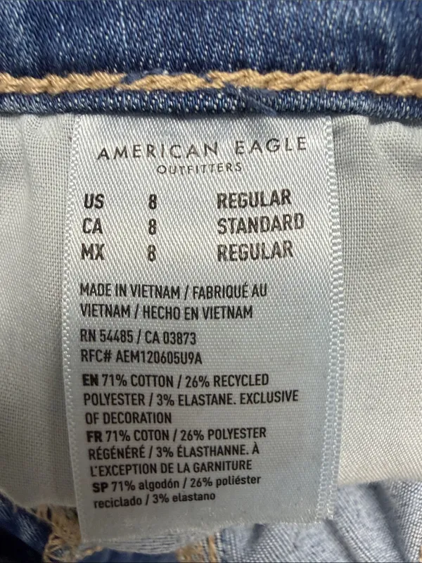 American Eagle Outfitters Women’s Next Level Stretch High-Rise Jeggings - Image 8