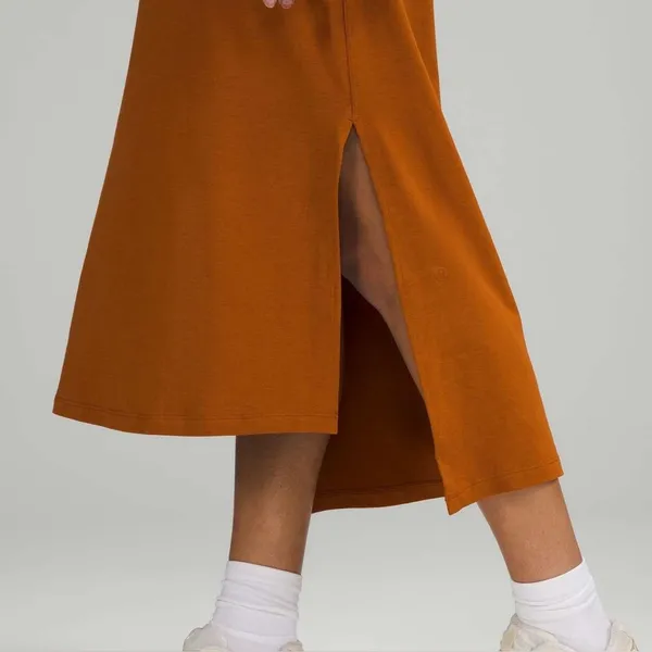 Lululemon All Yours Tank Maxi Dress Butternut Brown sleeveless‎ cotton lounge - Image 2