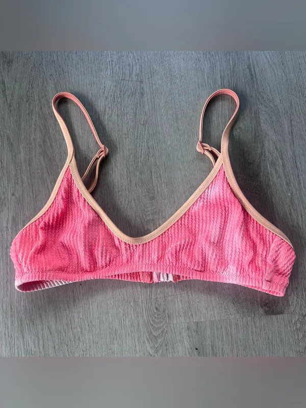 Aerie Bikini Swim Suit Set Women’s Small Pink Cheeky Two Piece Tie Dye Summer - Image 2