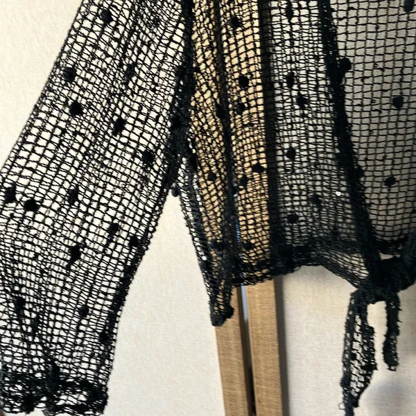 FINAL MARKDOWN Vejaiz Designs Black Knit cardigan small - Image 7
