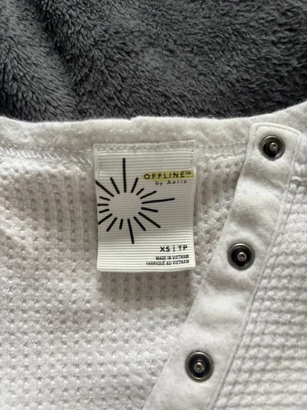 Aerie Top Long Sleeve Waffle - Image 2
