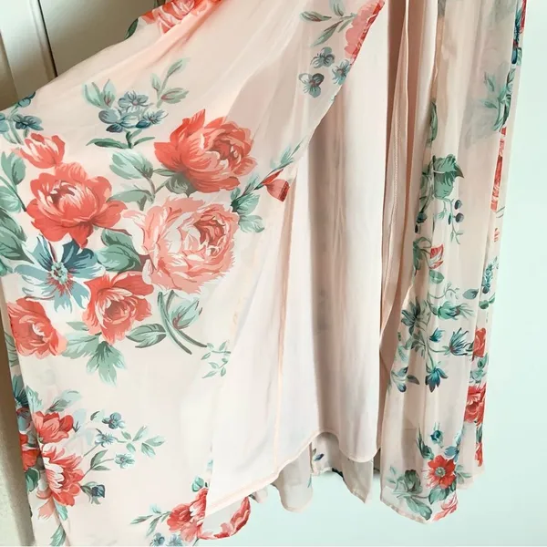Lulu’s Garden Meandering Maxi Dress Blush Floral NEW WITH TAGS Small - Image 13