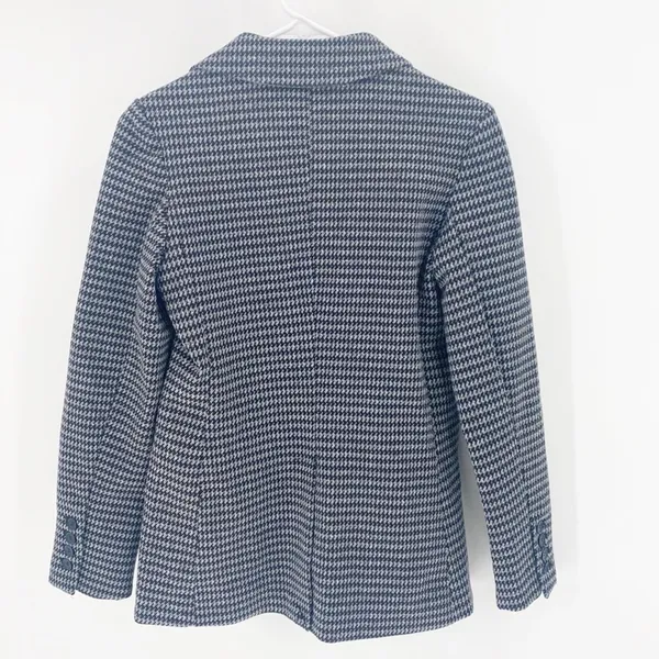 Philosophy hounds tooth one button blazer dark academia career fitted size s - Image 2