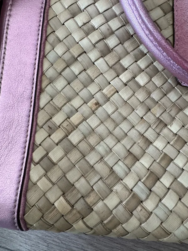Coach Vintage 2004 Pink Straw Tote Bag - Style 4419 - Image 15