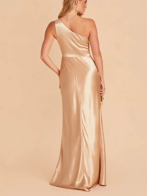 NWT Birdy Grey Kira Shiny Gold Bridesmaid Maxi Dress Medium - Image 2
