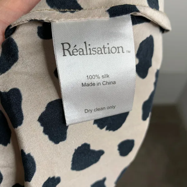 Realisation The Naomi Wild Things Skirt in Tan and Black Small Leopard Womens XS - Image 12