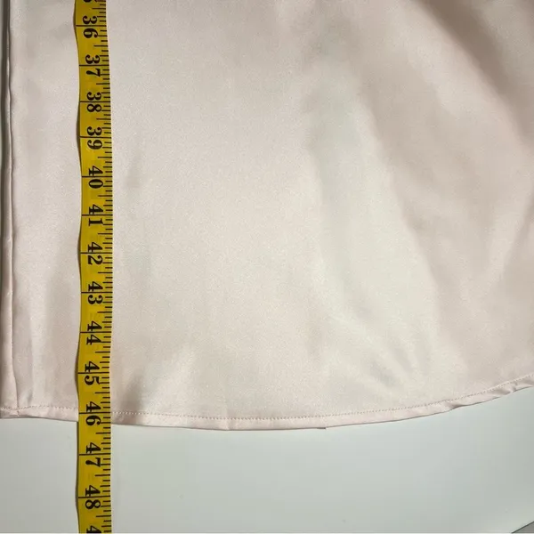 Petal & Pup Pink Satin Midi Slip Dress Size 2 Coquette Minimalist Cocktail HOCO - Image 4