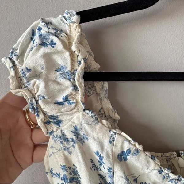 Reformation Women’s Pacey Mini Dress Lula Floral Print Size 6‎ - Image 4