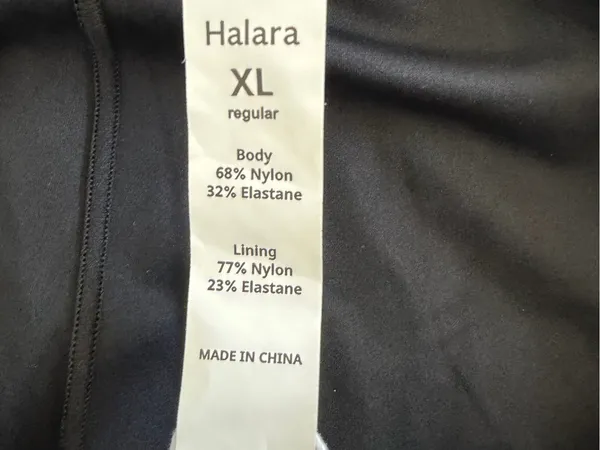 Halara UltraSculpt Flare Leggings XL Black Mid Rise Tummy Control Pockets NWT - Image 5
