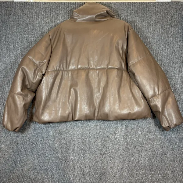 NWT Pistola Donovan‎ Puffer Jacket in Espresso Cropped Jacket Size XL MSRP $248 - Image 8