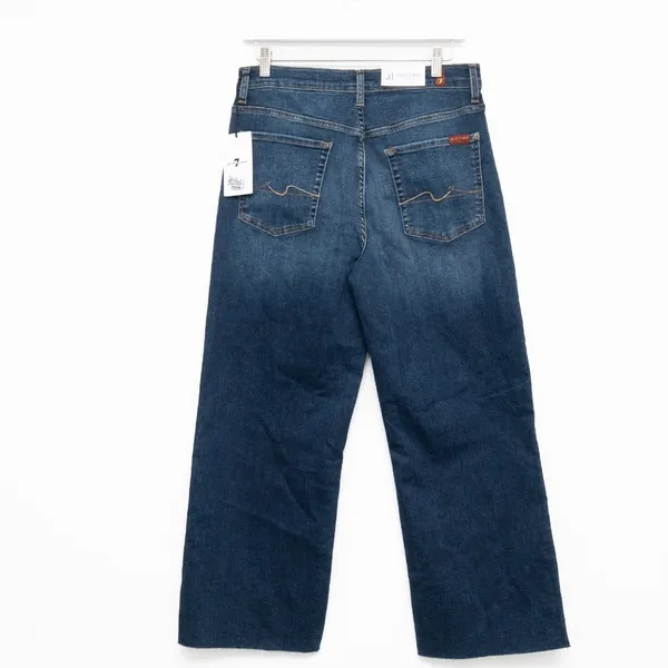 7 For All Mankind - Alexa Crop Straight Leg‎ Jeans - Image 3
