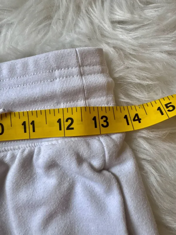 Nike Women's Dri-FIT One Mid-Rise Joggers White Size S - Image 9