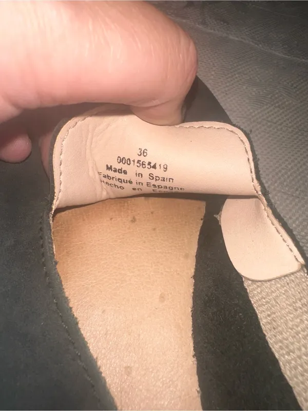 Free People dark grey Espadrille Slip-On Flats - Sz 36 EU/5.5-6 US - Image 2