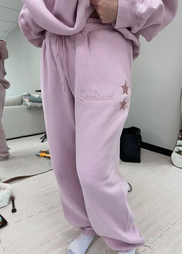 Sunkissed Coconut Pink/purple Sweatpants - Image 2