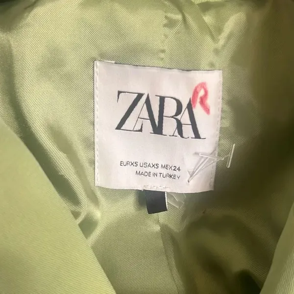 ✨Zara Pistachio Green Multi-Ways Sz XS Blazer✨ - Image 10