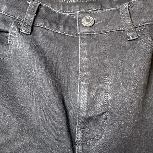 American Eagle Womens Size 12 Long The Dream Jean Black High Rise Jegging Skinny - Image 14