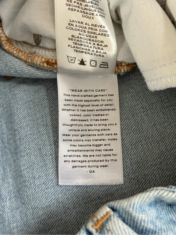 Good American Boyfriend Straight Jeans, Size 28 - Image 10
