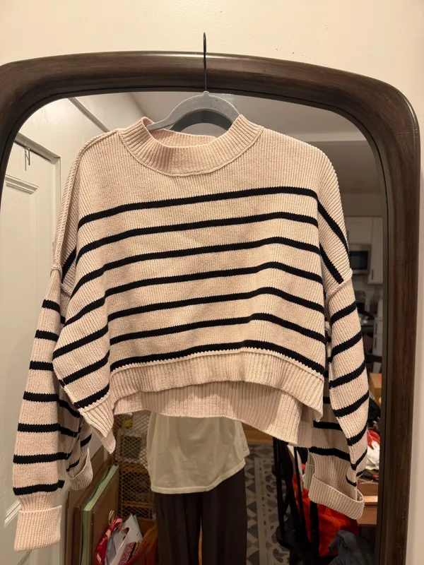 Free People Striped Easy Street Sweater - Image 2