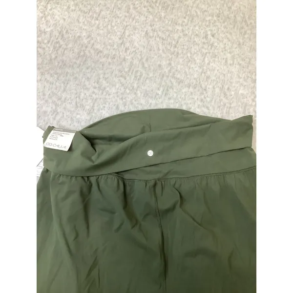 CALIA Inspire Foldover Relaxed Yoga Pant Ivy Green XXL WAX111 High Rise NWT - Image 3