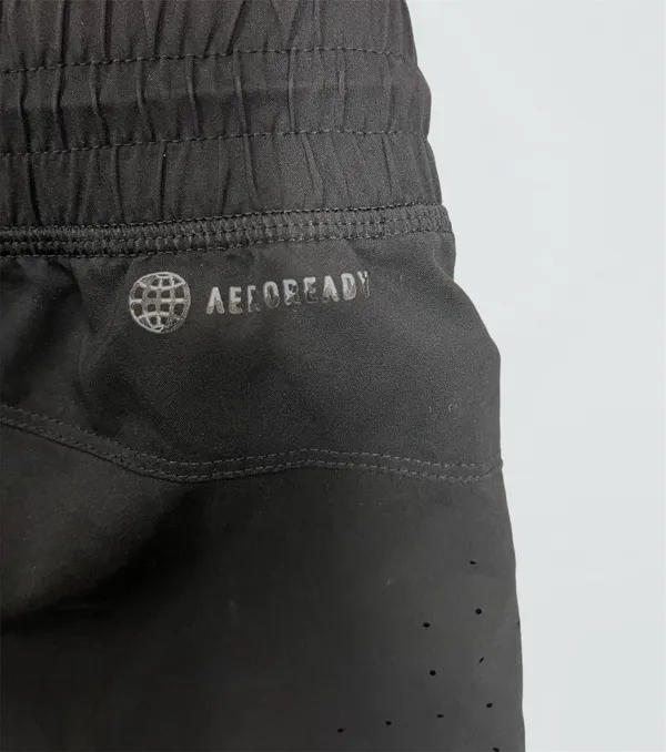 🌐 Adidas Perforated Pacer Shorts in Black | Women’s Sz Sm - Image 5