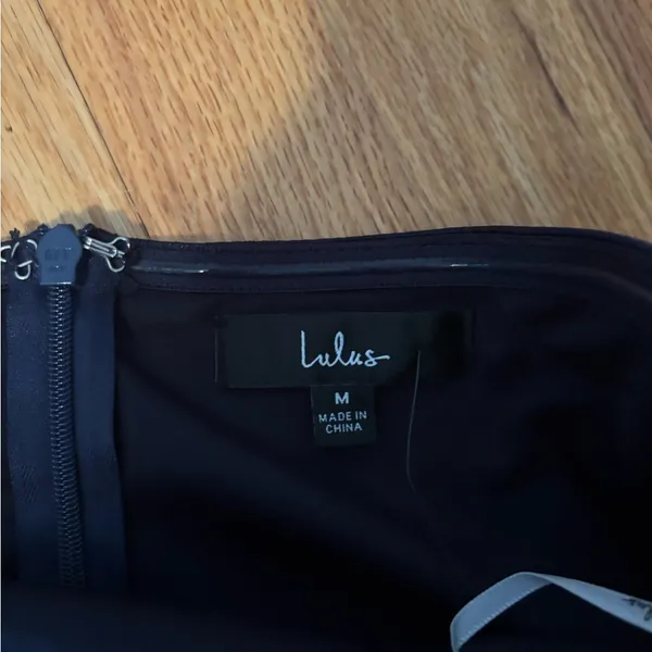 Lulu's Midnight Blue/ navy Strapless Dress - Image 4