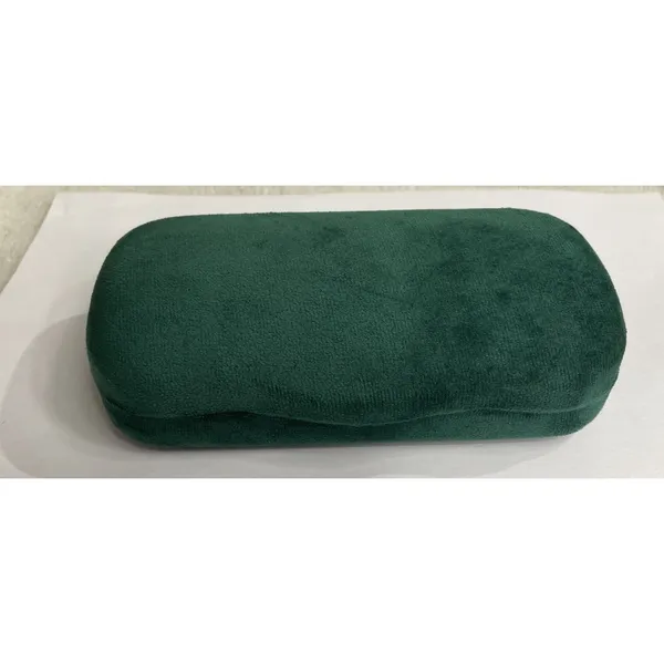 New Gucci Teal Green Velvet Large Case Eyeglasses Sunglasses Case - Image 2
