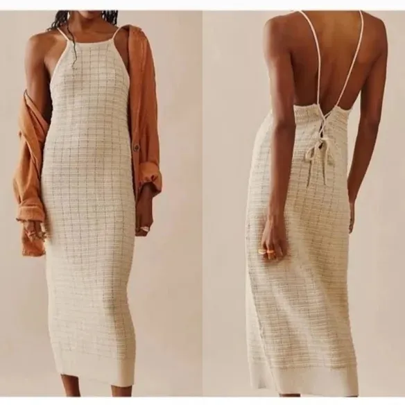 FREE PEOPLE Mallorca Midi Sweater‎ Dress - Image 2