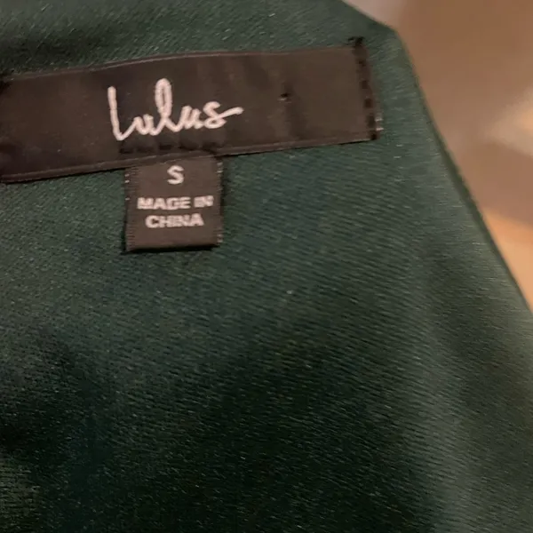 Lulu's Elegant Forest Green Midi Dress - Image 4
