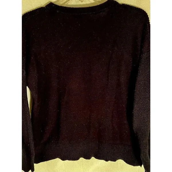 Madewell Black Pullover Sweater Size Medium - Image 2