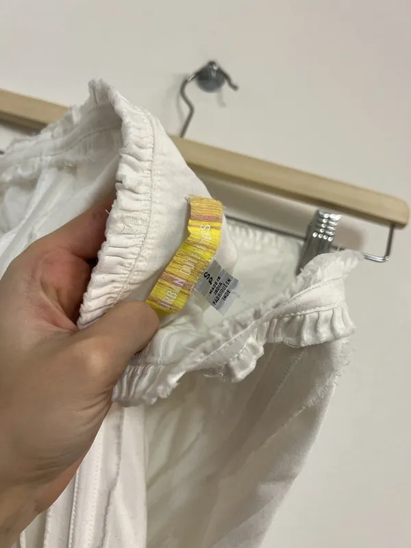 Urban Outfitters Light Before Dark Hollie Raw Seam Corset Top White - Image 9