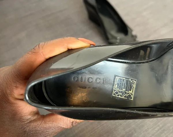 Gucci Vintage Sandal Wedges - Image 2