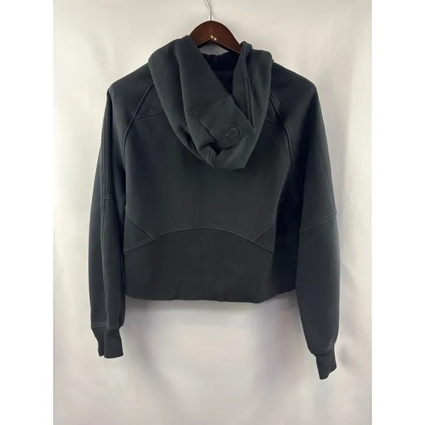 Women’s LuluLemon Scuba Oversized Black Full Zip Hoodie M/L - Image 3