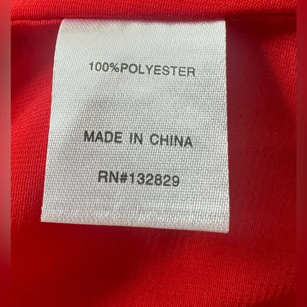 Super Down Revolve Dixie Backless Red Dress Size Medium 2048 - Image 9