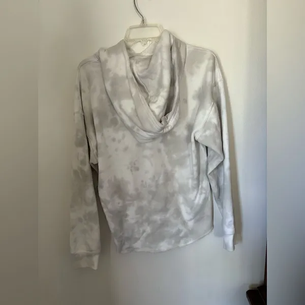 Abercrombie & Fitch Soft Collection Garment Dye Hoodie Medium White - Image 7