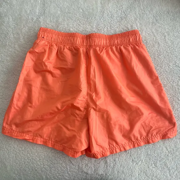 Women’s Nike Mesh Lined Woven Shorts Neon Orange Loose Fit DA6166-858 - Size Medium - Image 6